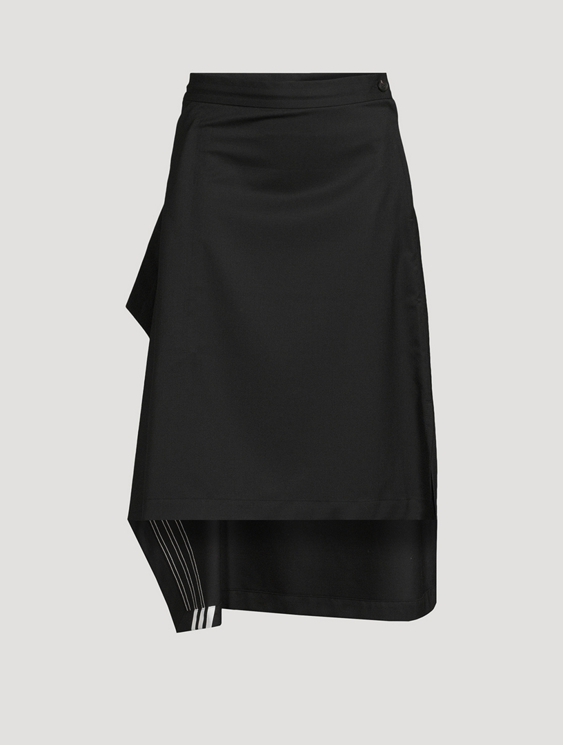 Asymmetric Woven Skirt