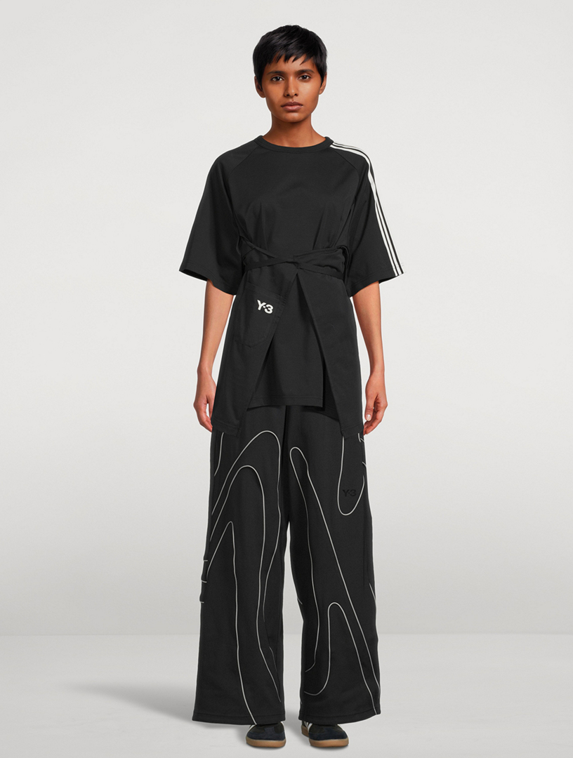 Wide-Leg Track Pants