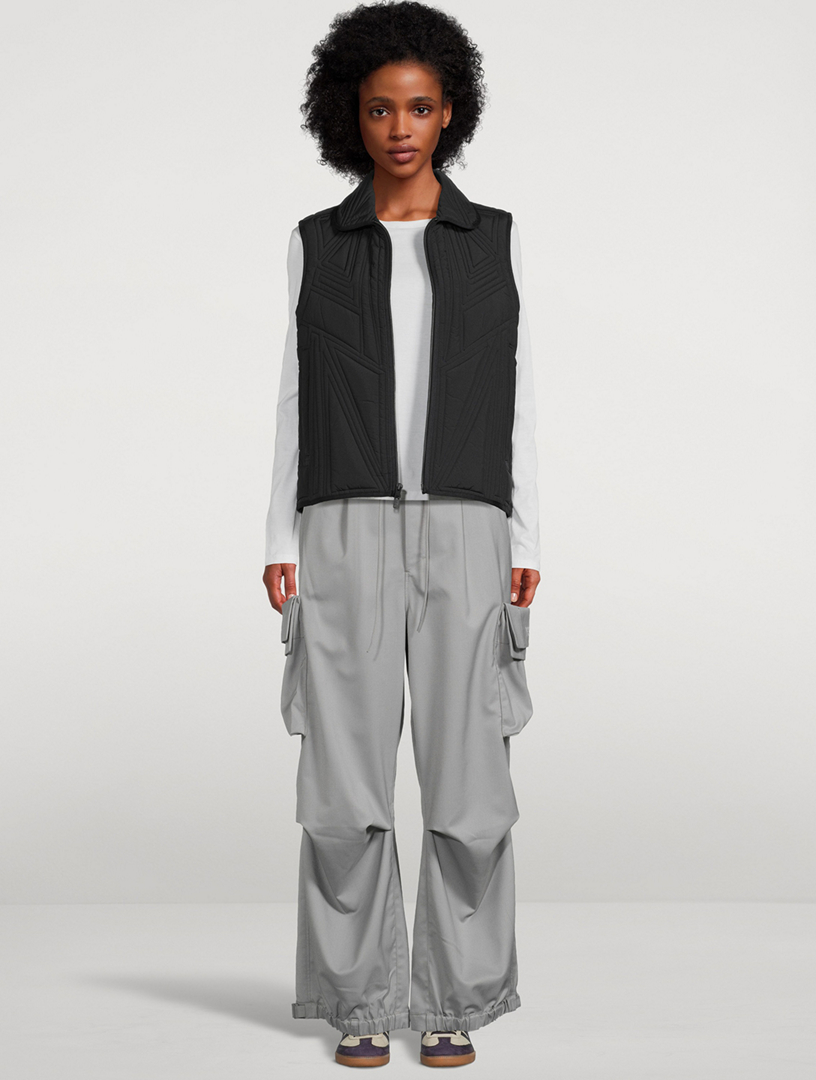 Wide-Leg Cargo Pants