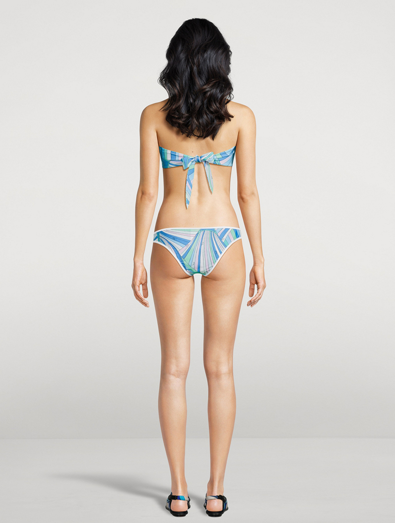 Bandeau Bikini Top Iride Print