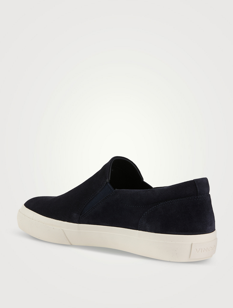 Fletcher Vince Leather Slip On Sneakers Vince Men display picture 1