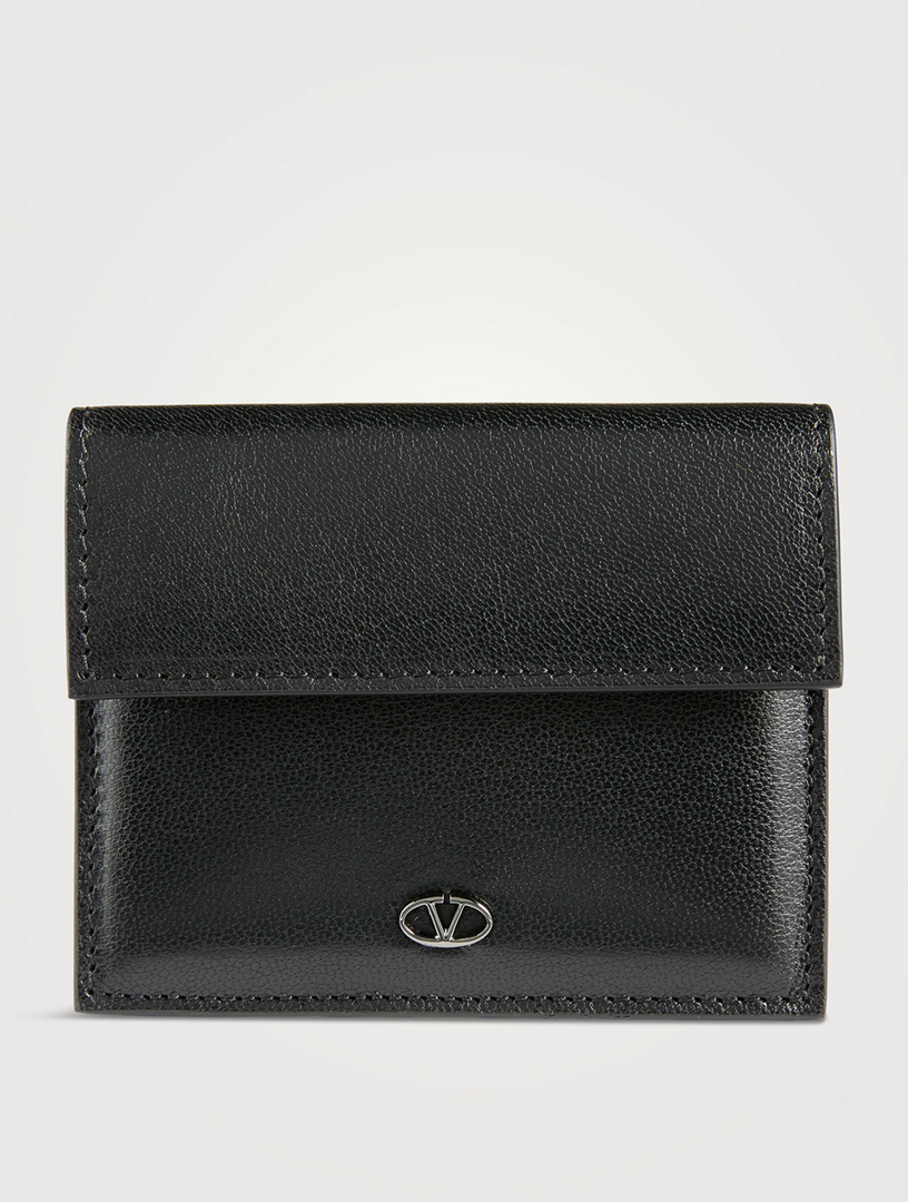 The Bold Edition VLogo Leather Card Case