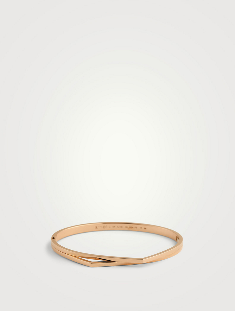 Antifer Rose Gold Bangle Bracelet