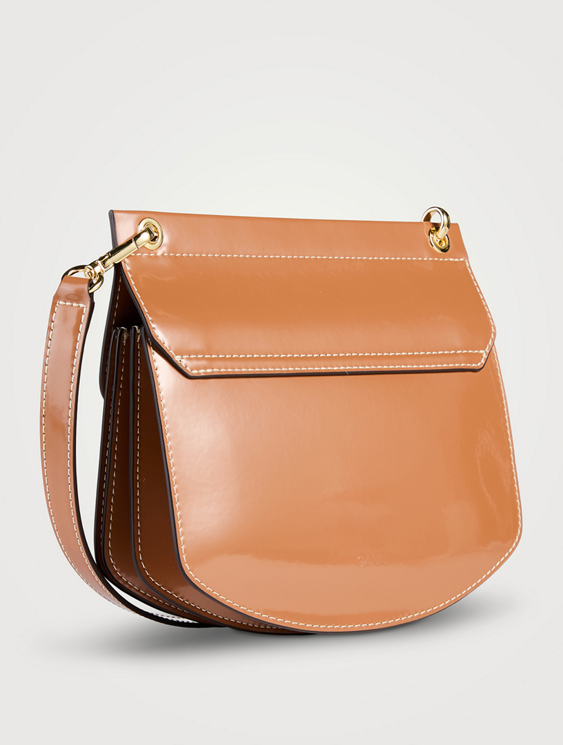 Small Apo-G Patent Crossbody Bag