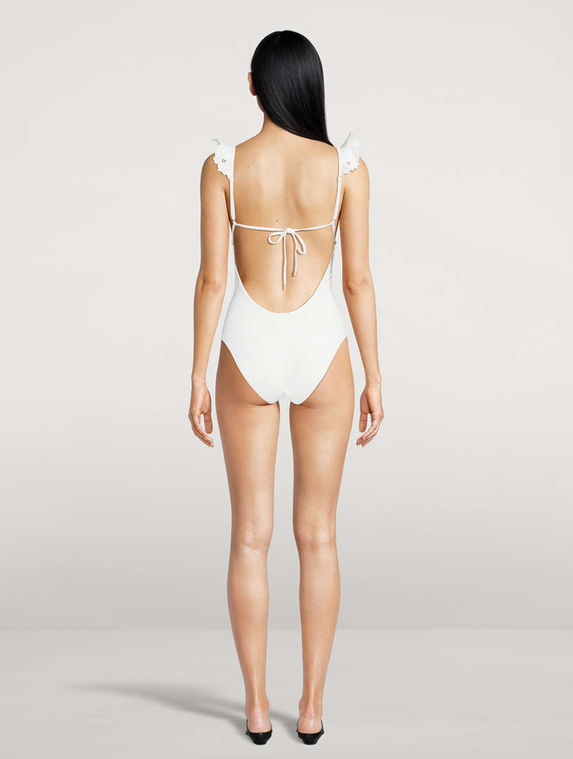 Golden One-Piece Swimsuit