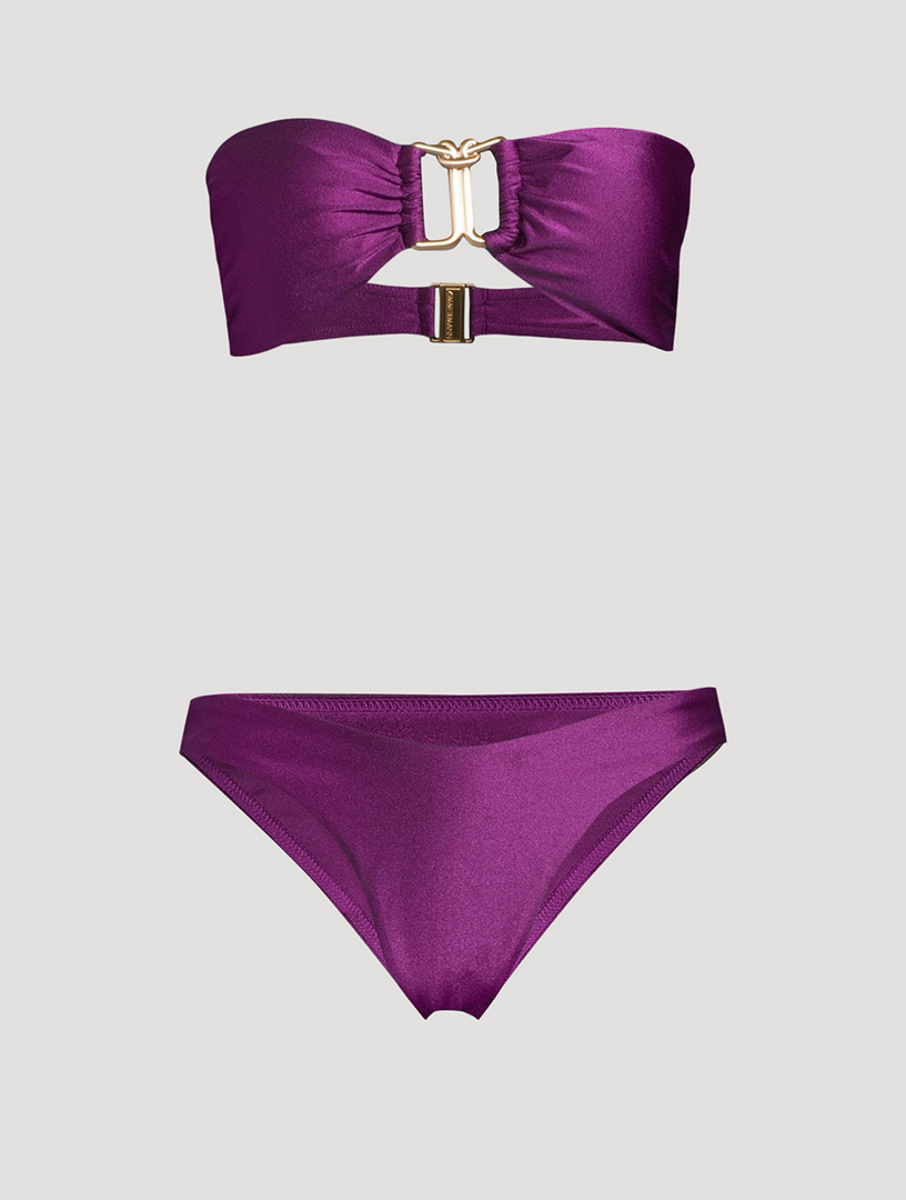 Lightburst Bandeau Bikini Set