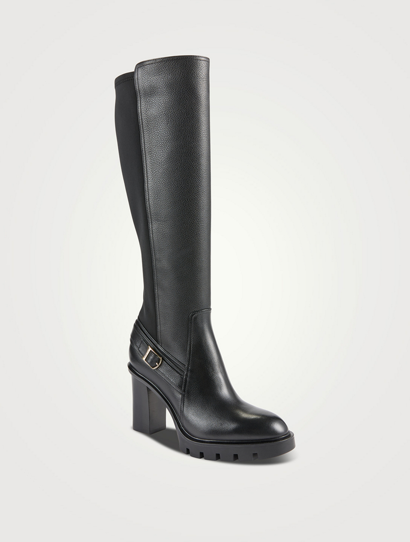 Neo Leather Knee-High Boots