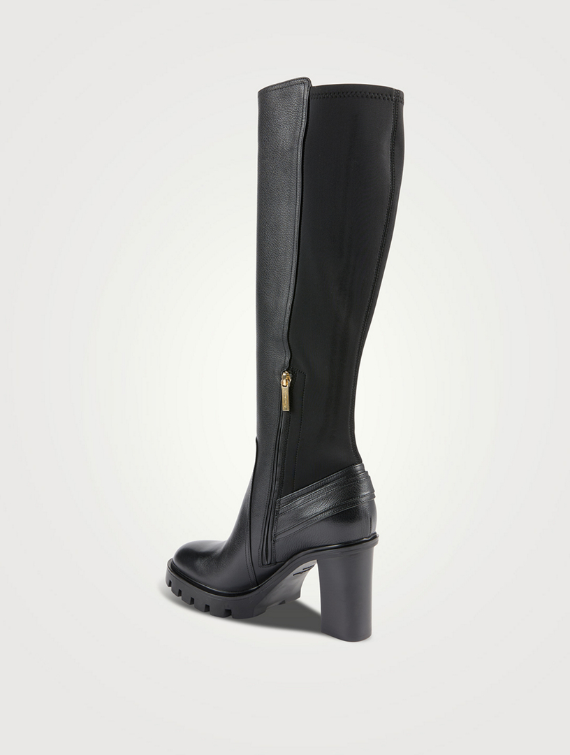 Neo Leather Knee-High Boots