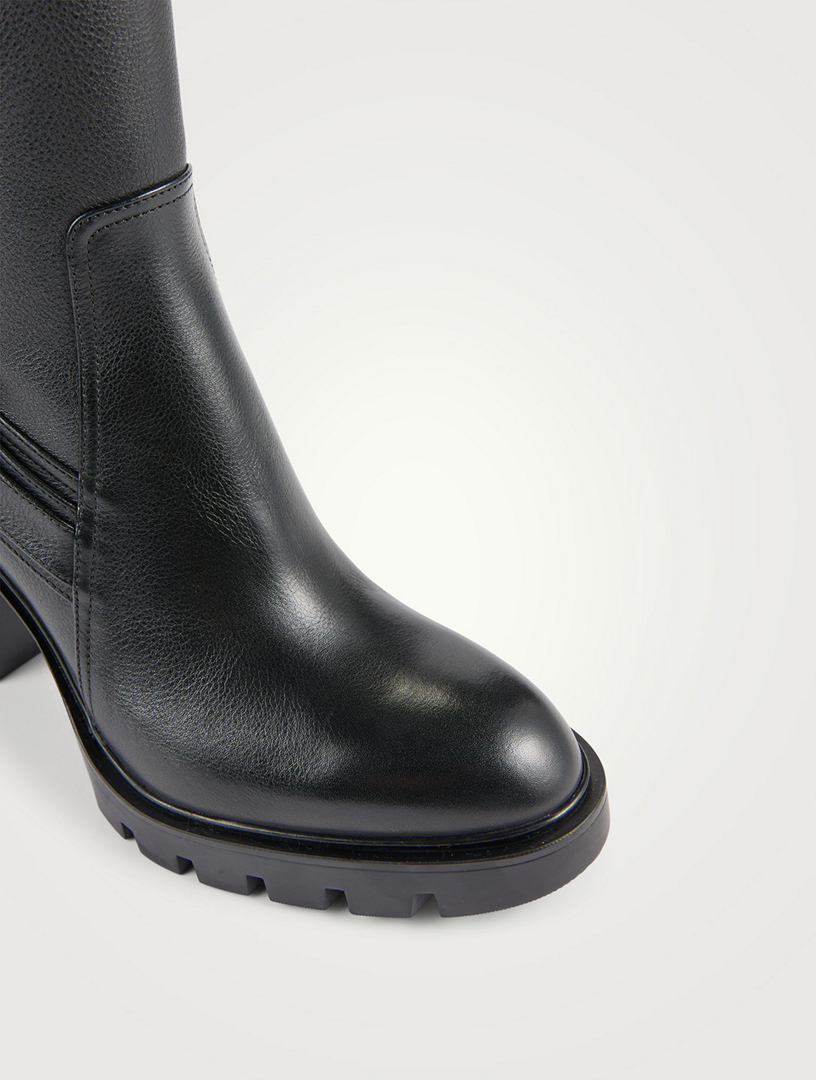 Neo Leather Knee-High Boots