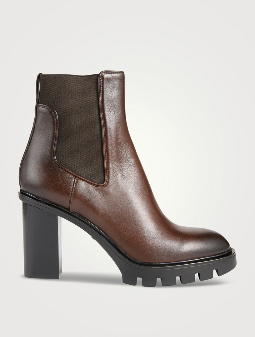 Lug sole leather boots hot sale