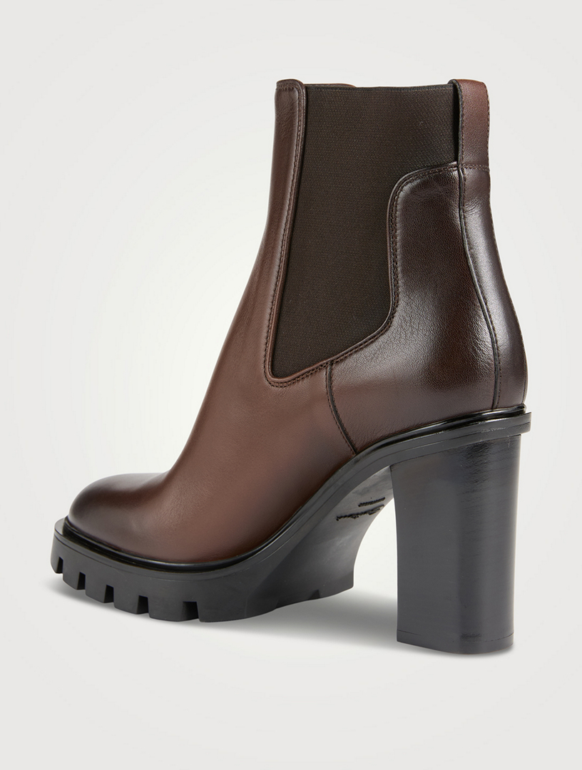 Ferry Leather Lug-Sole Boots