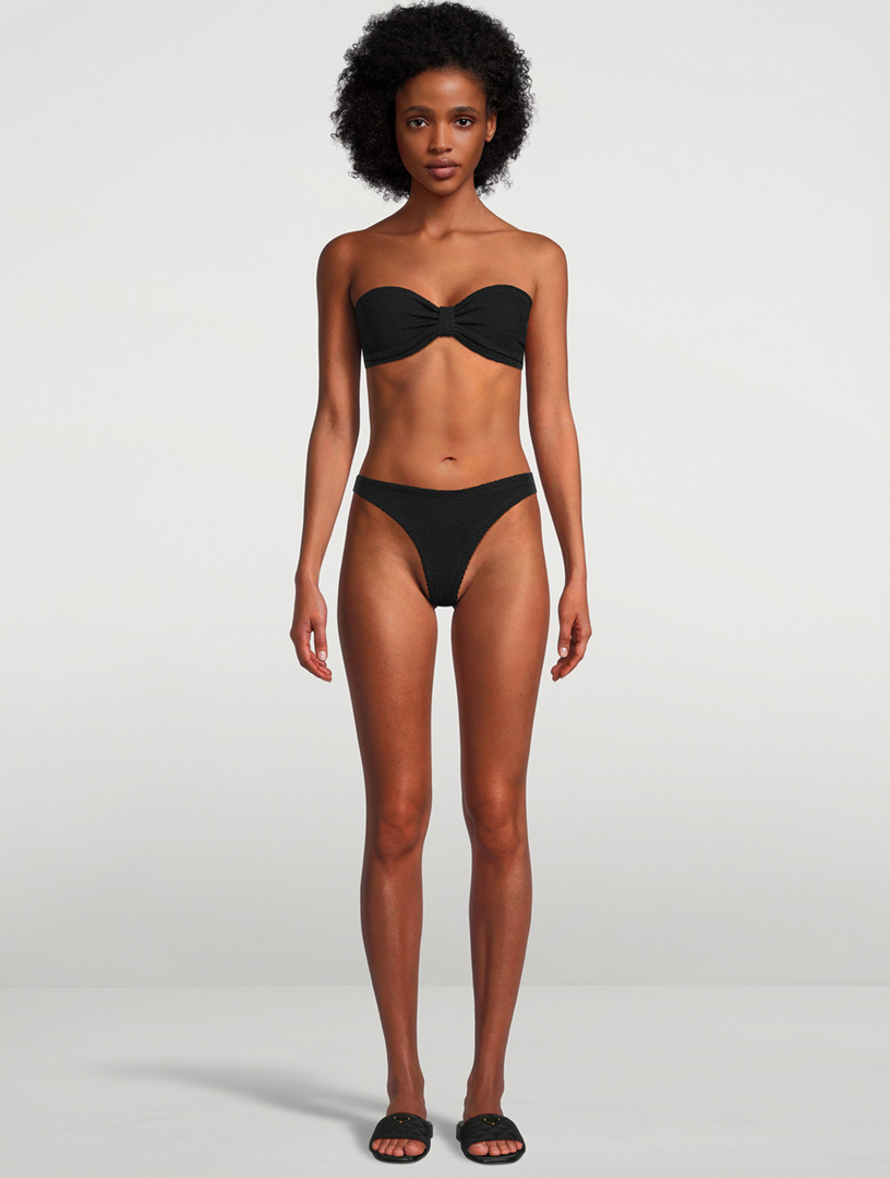 Bikini bandeau avec plis hotsell