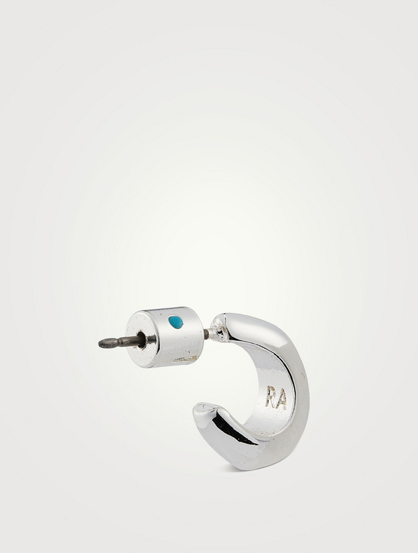Set Of Two Bombe Hoop Earrings
