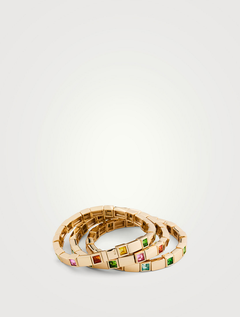 Set Of Three The Mini Swank Bracelets