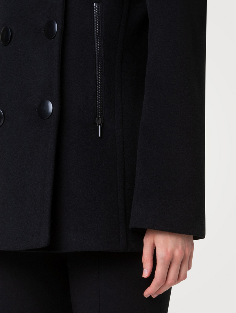 AKRIS PUNTO Double-Breasted Peacoat | Holt Renfrew