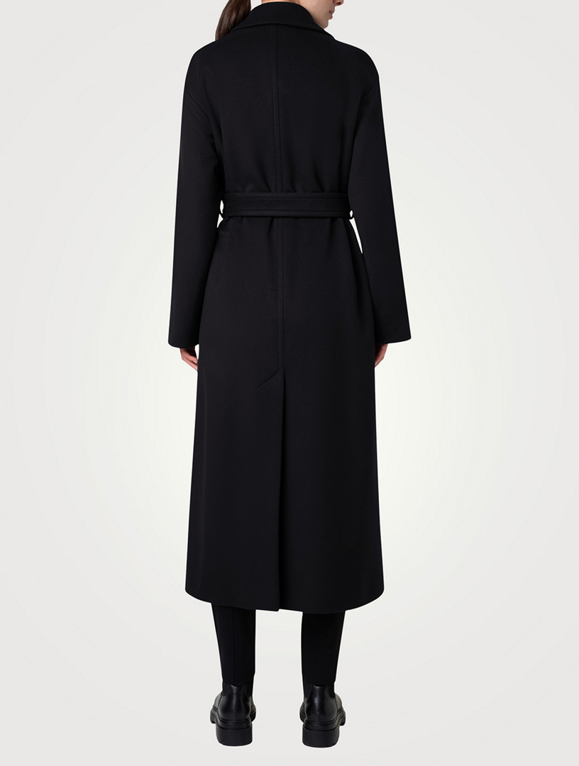 Belted Double-Breasted Coat