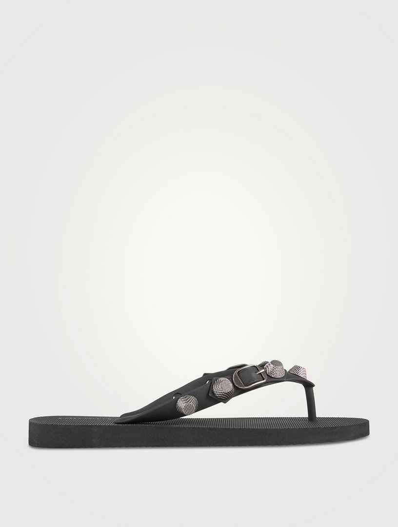 BALENCIAGA Cagole Rubber Flip Flops Holt Renfrew