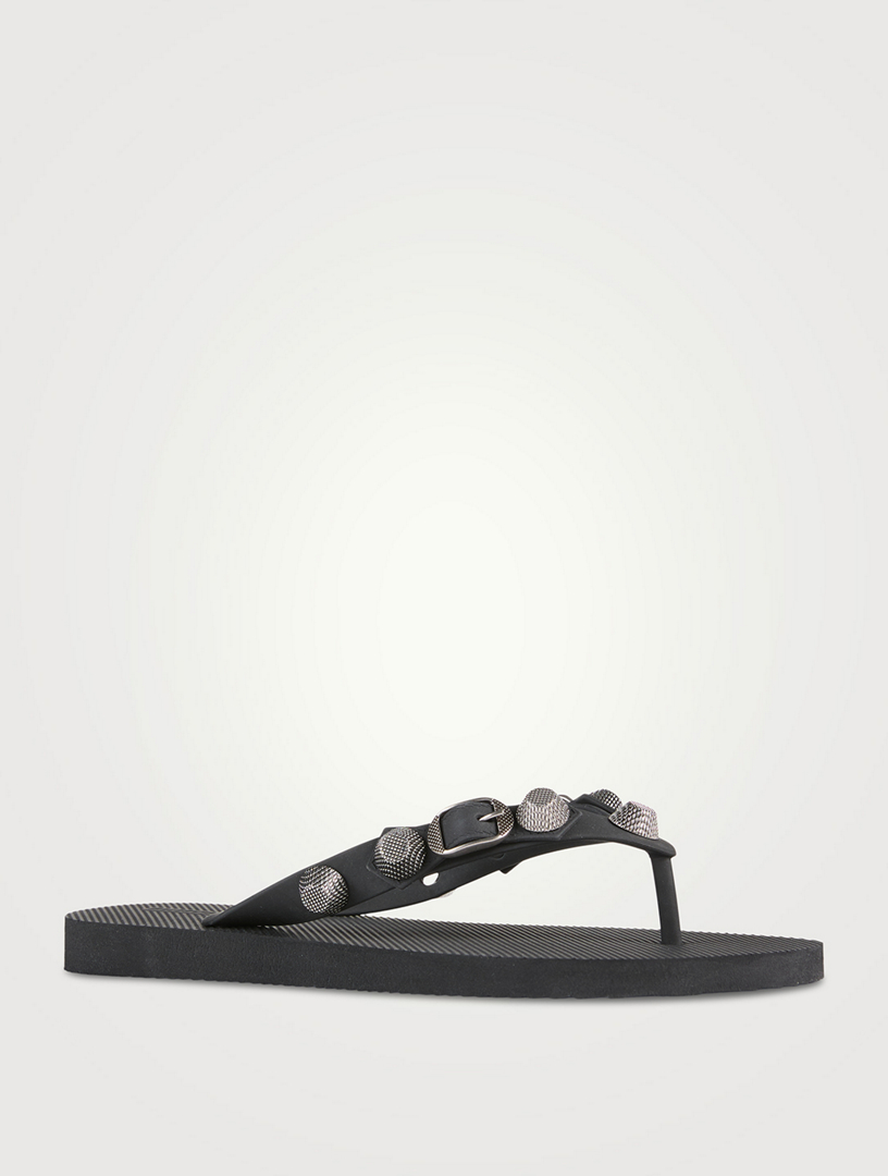 BALENCIAGA Cagole Rubber Flip Flops Holt Renfrew