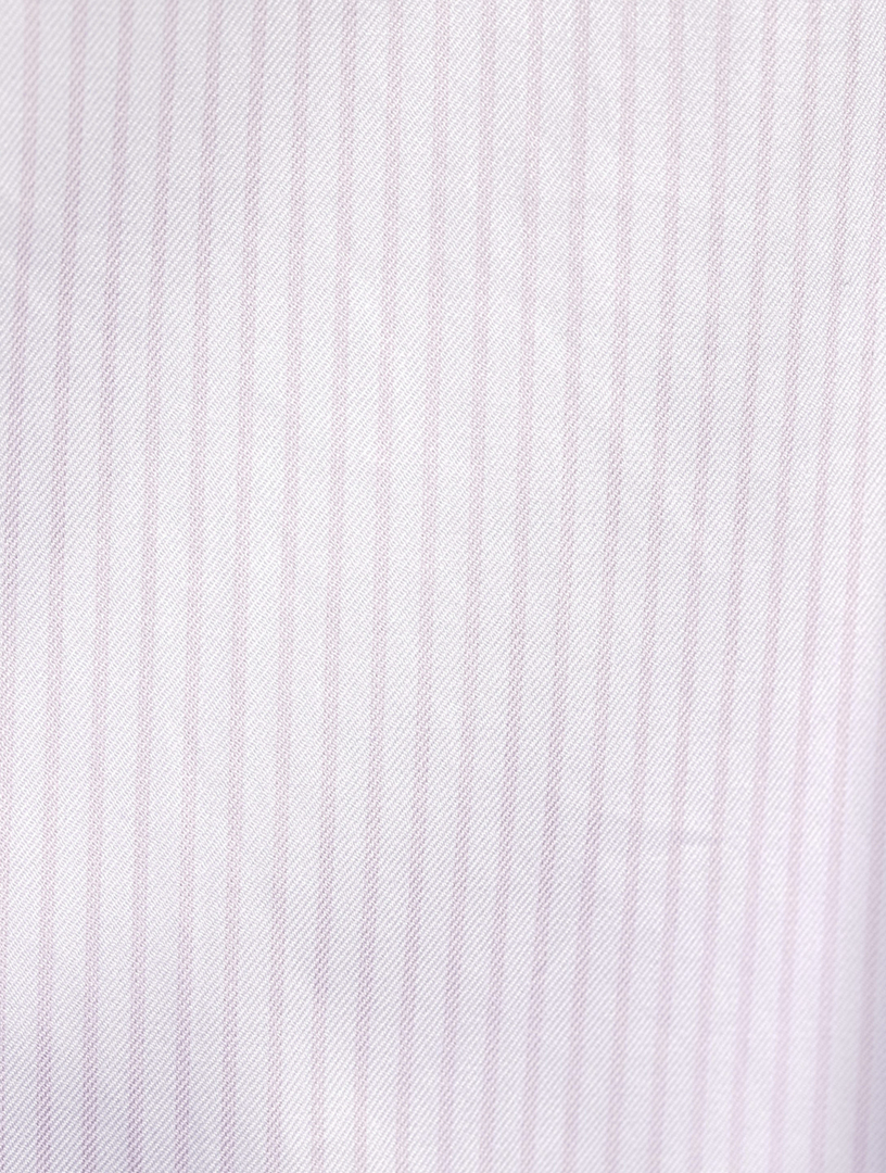 Brooke Cotton Dress Shirt Striped Print