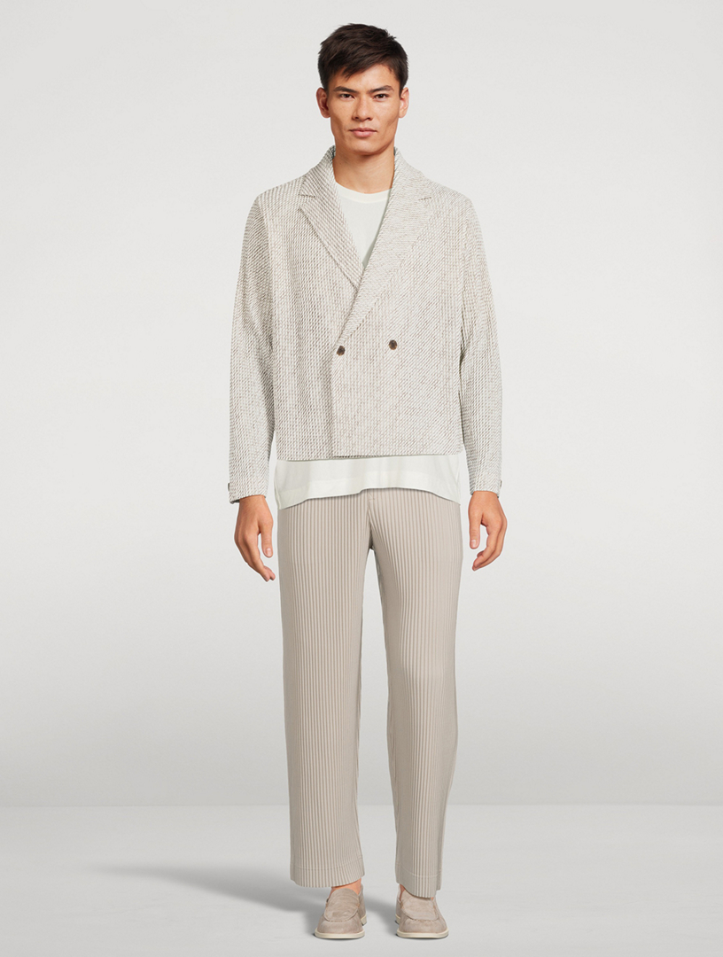 Diagonals Cropped Jacket