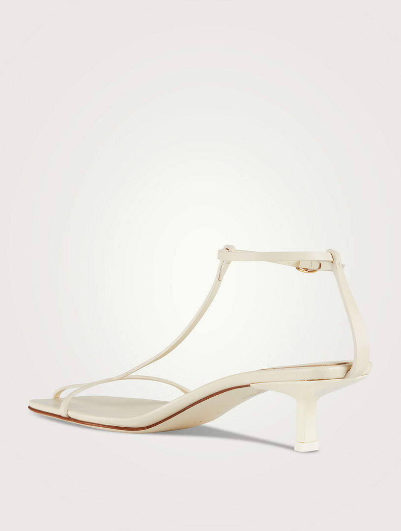 Jumel Leather Cage Sandals