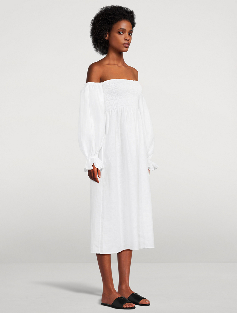 SLEEPER Atlanta Linen Dress | Holt Renfrew