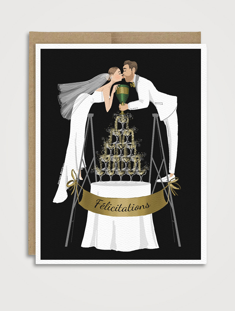 Toast Tower (M&F) Greeting Card - French