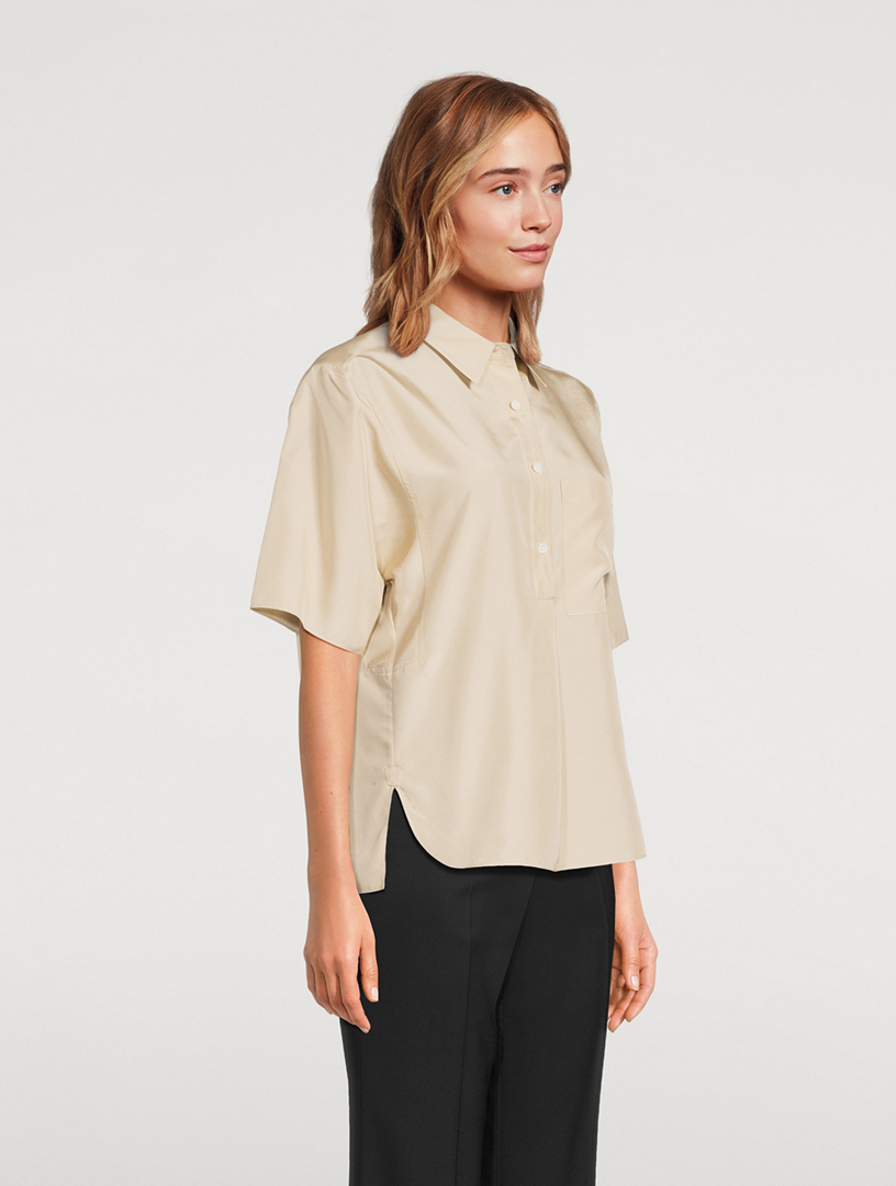 Theory Project Silk Shirt