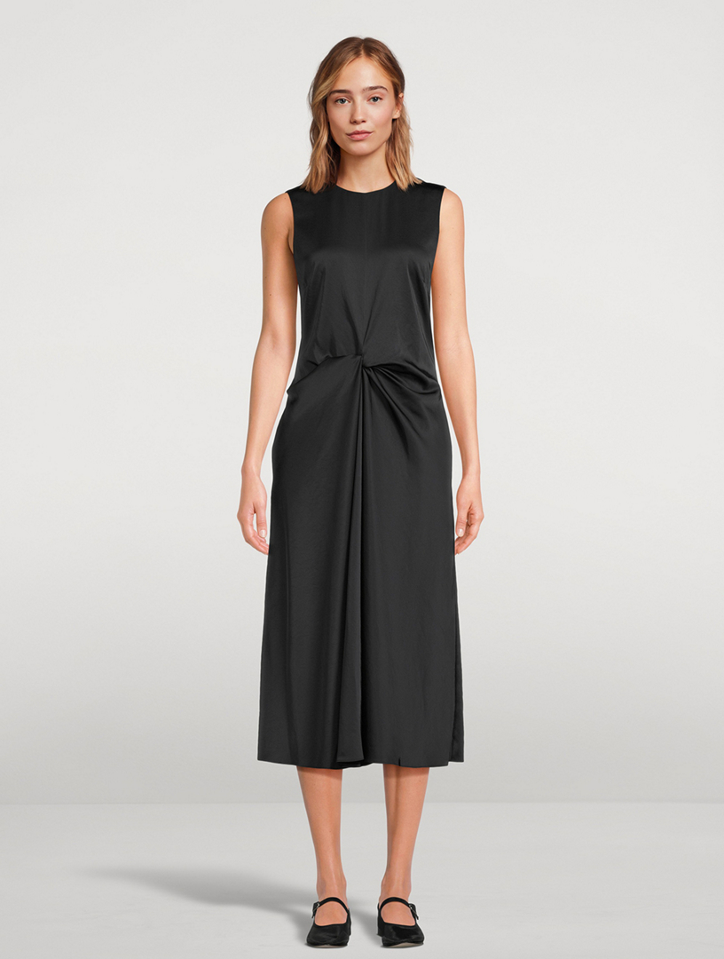 Theory Project Twisted Midi Dress