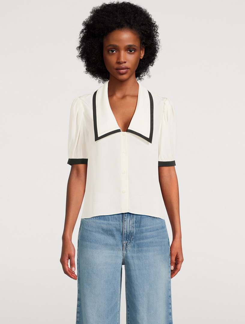 Silk Sailor Blouse