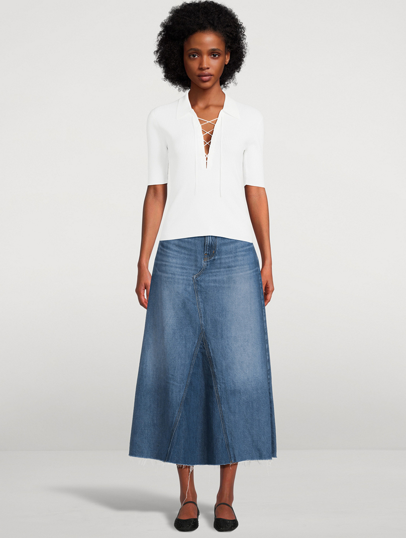 The Dorothy Denim Midi Skirt