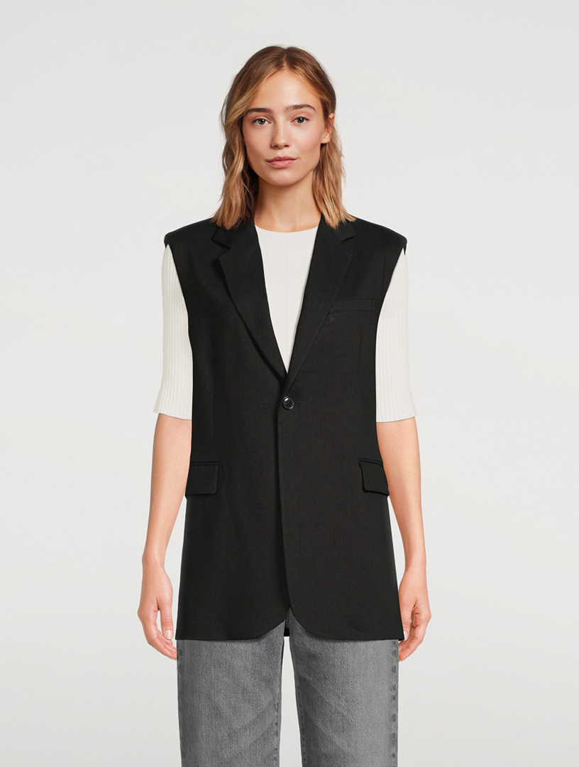 Oversized Blazer Vest