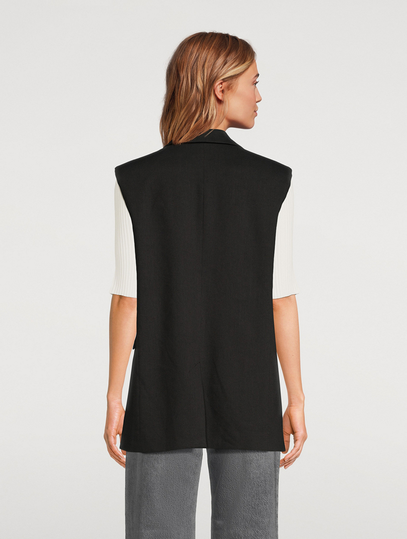 Oversized Blazer Vest