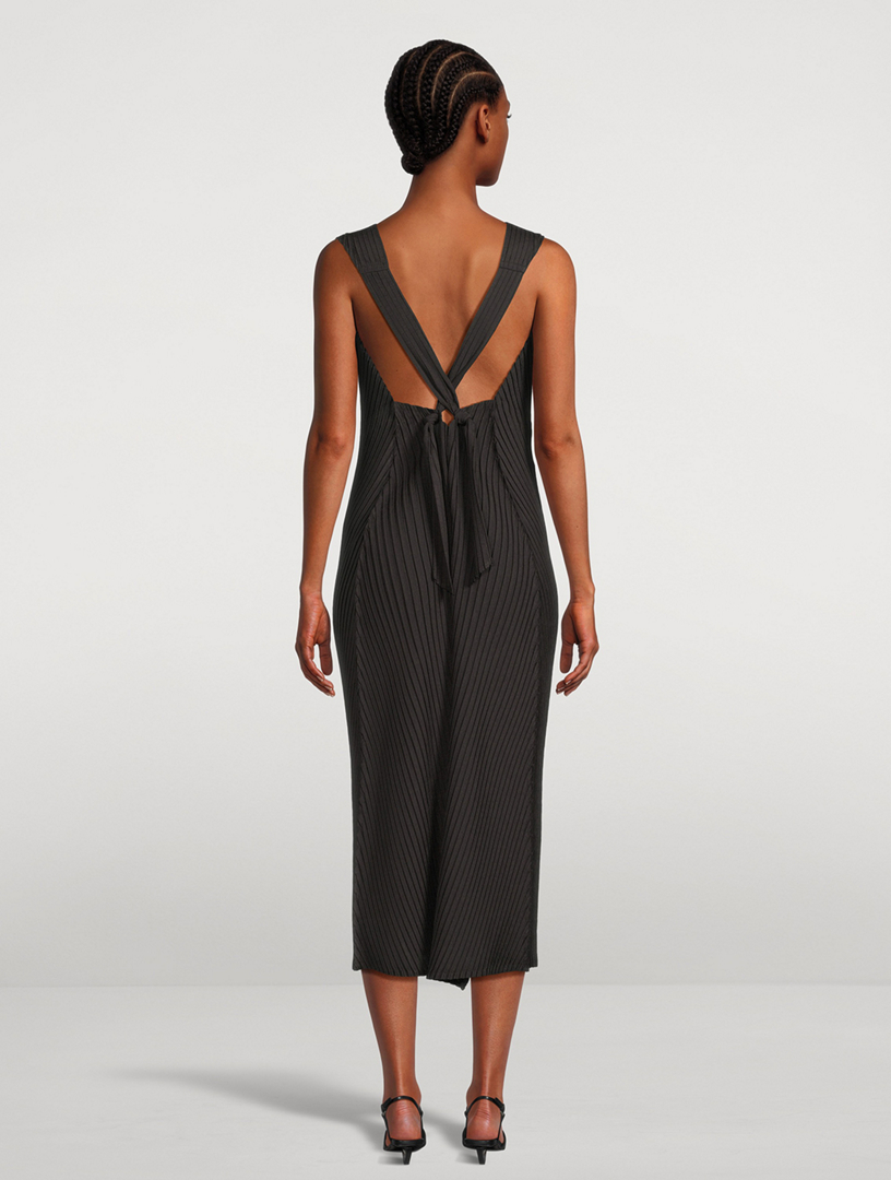 Paper Like Pleats Dress