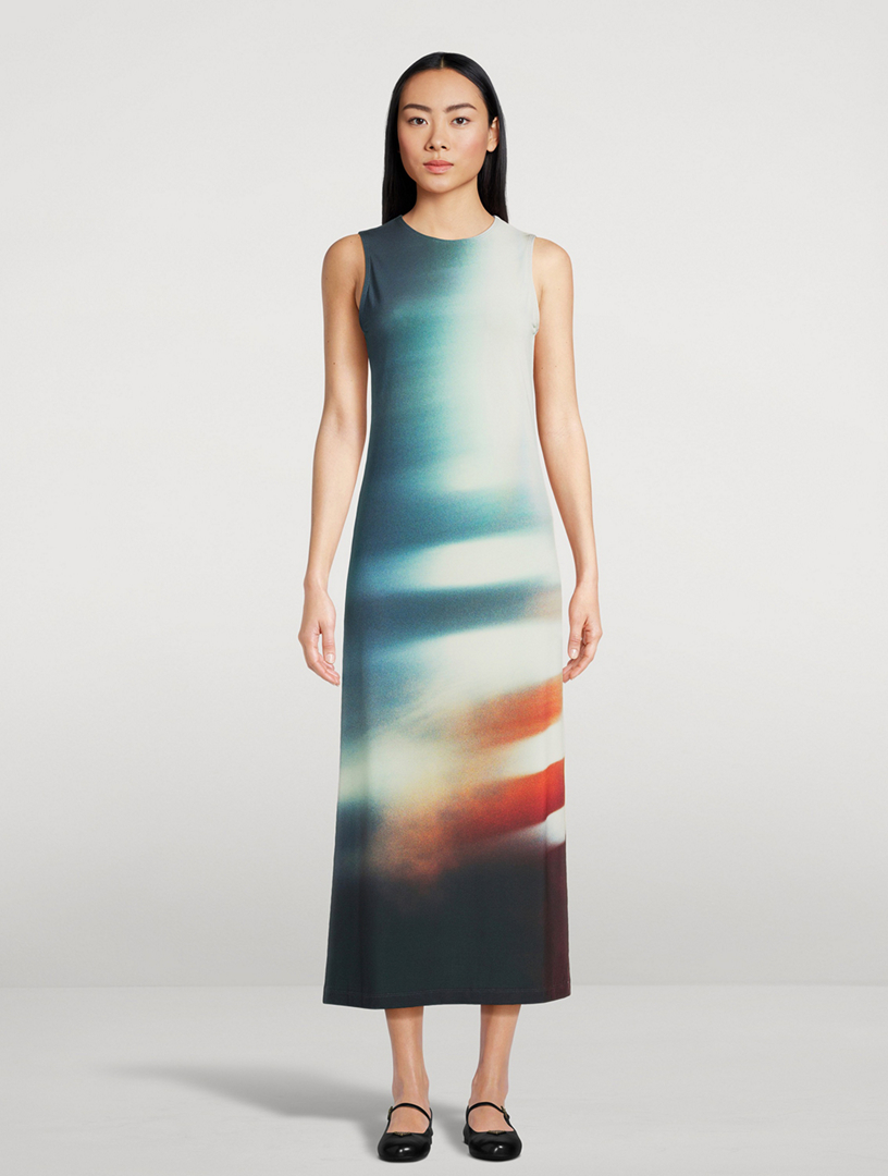 イッセイミヤケ Issey Miyake light leak ワンピース 2024SS イッセイミヤケLIGHT LEAK転写プリント ワンピース - メルカリ