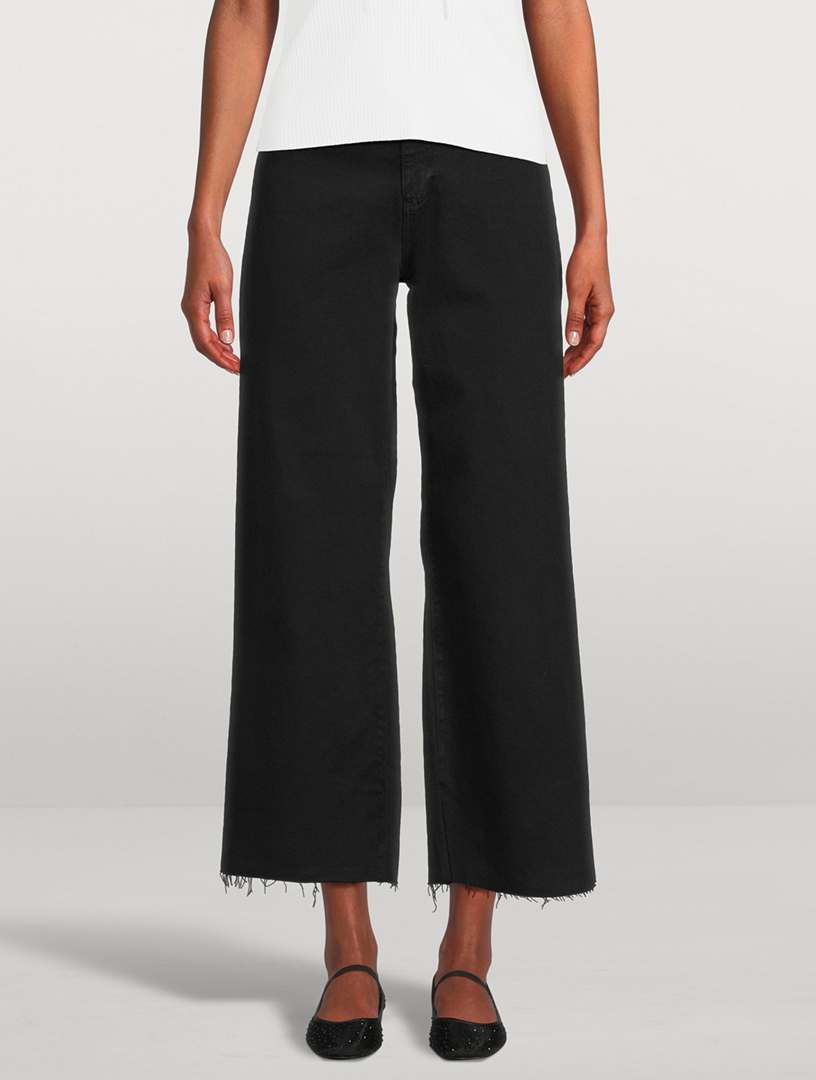Saige Wide-Leg Crop Jeans