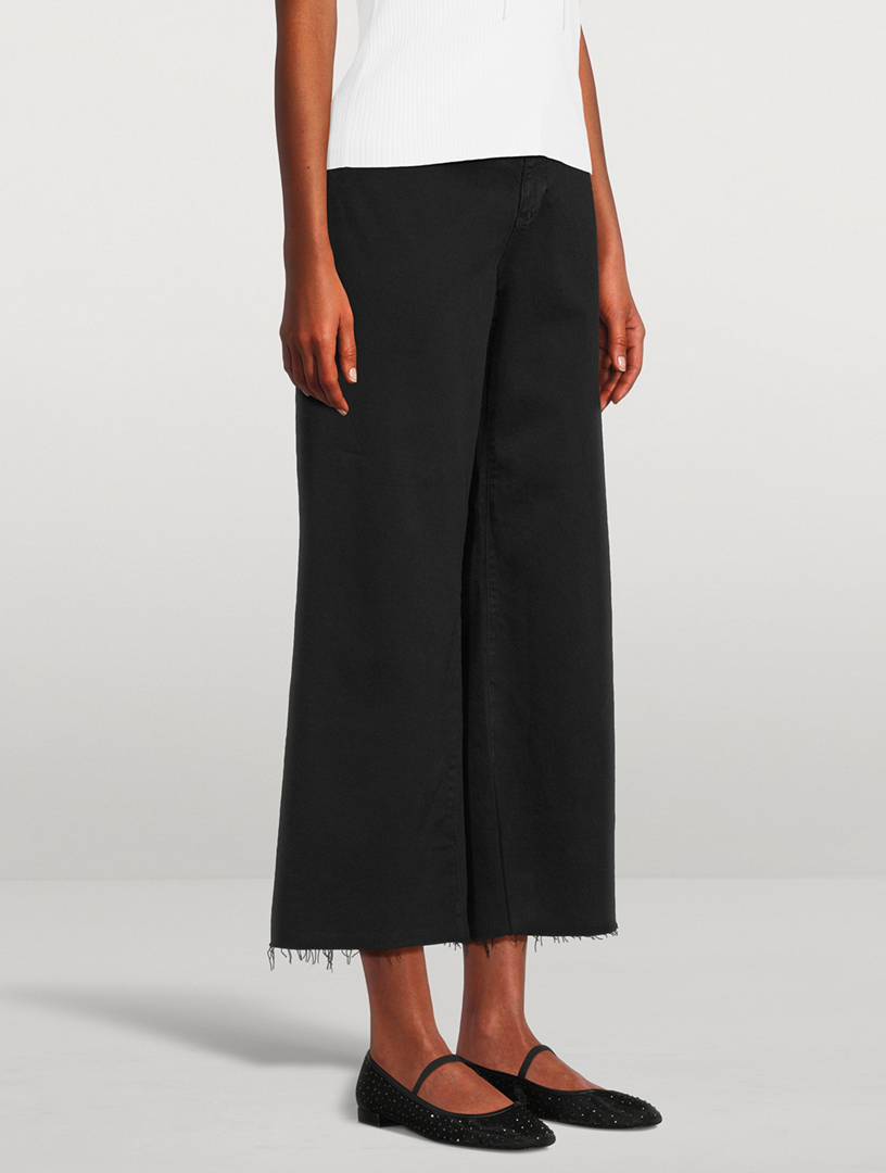 Saige Wide-Leg Crop Jeans