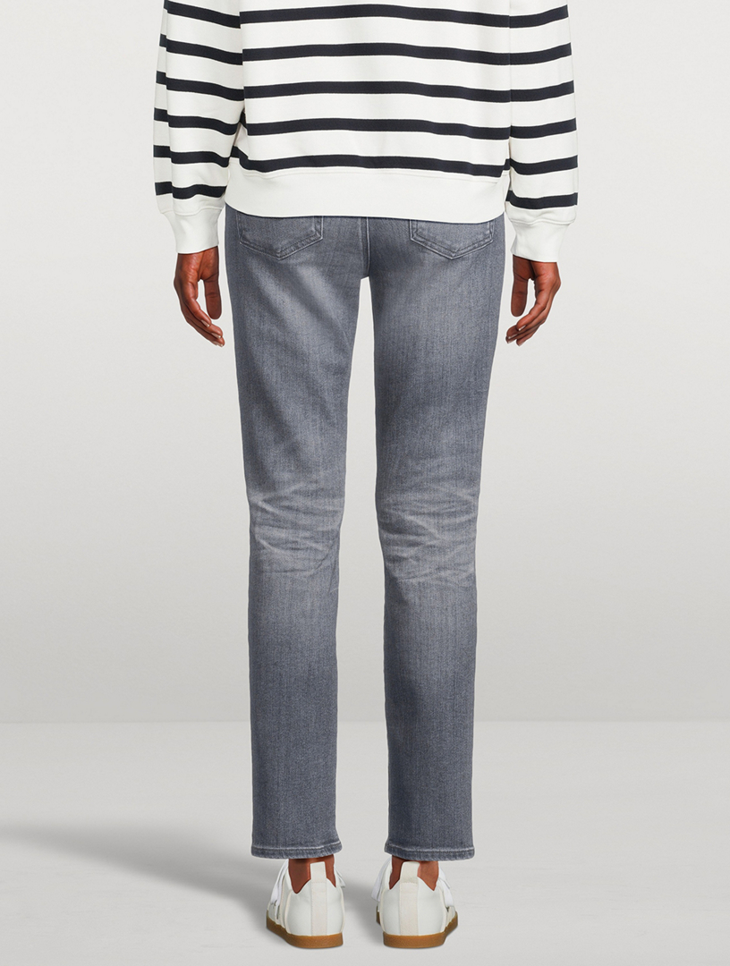 Mari High-Rise Slim Straight Jeans