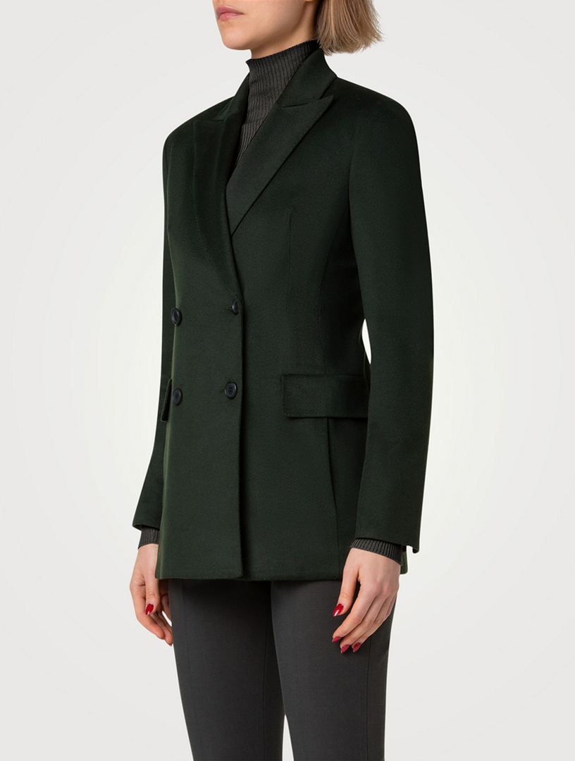 Nadine Cashmere Double-Breasted Blazer