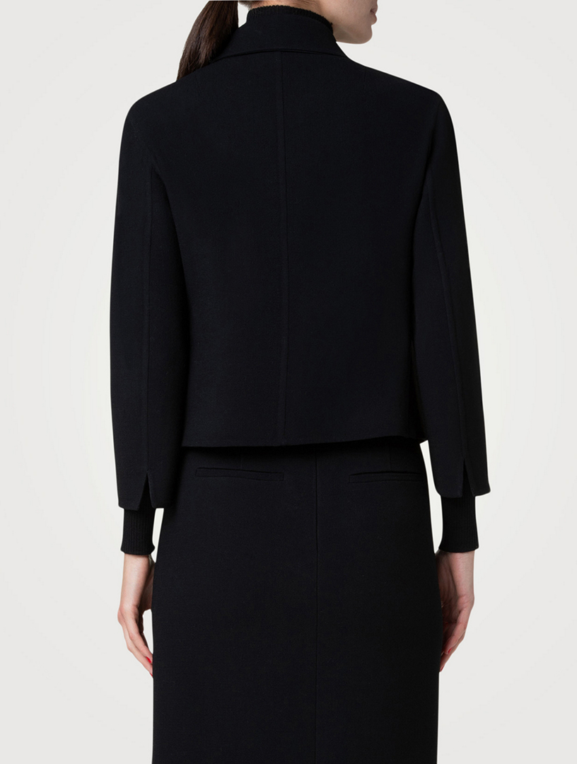Timo Wool Crêpe Double-Face Jacket
