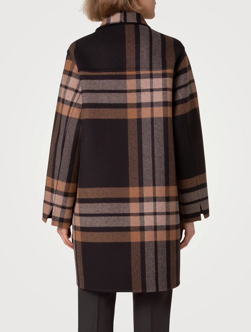 Fabiola Wool Cashmere Double-Face Reversible Coat