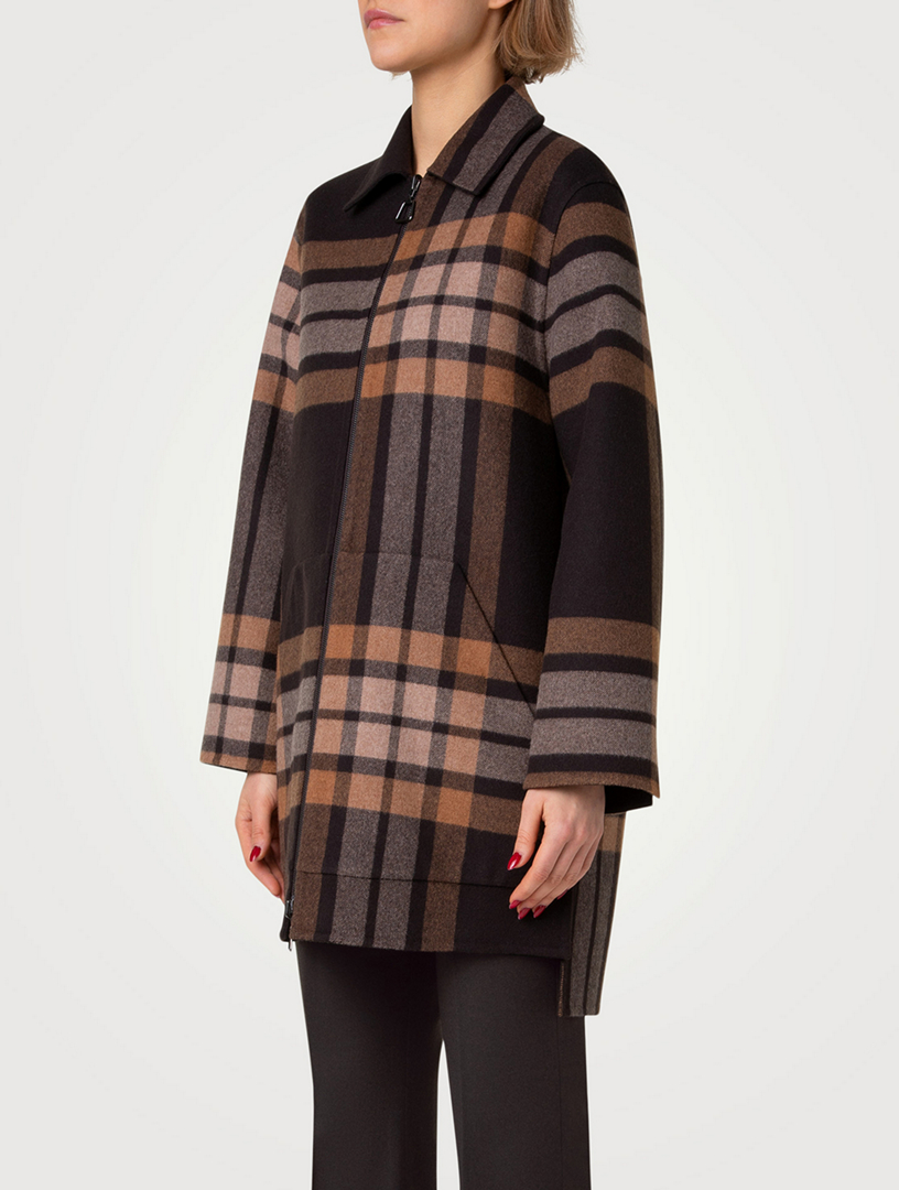 Fabiola Wool Cashmere Double-Face Reversible Coat