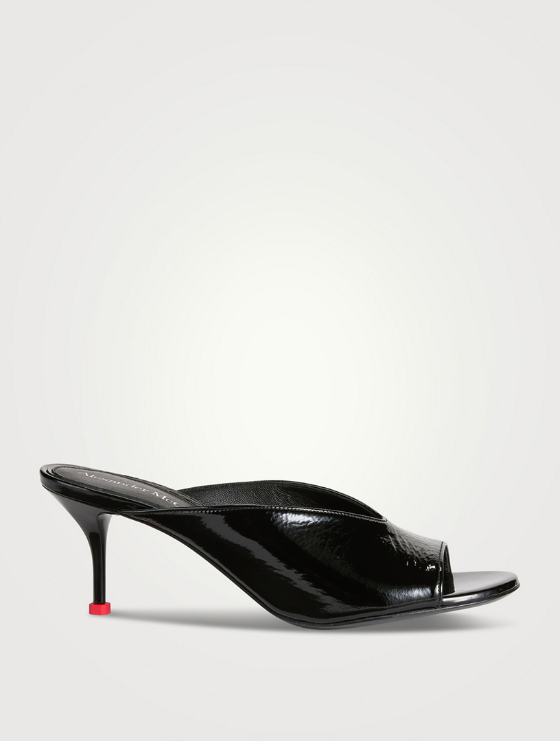Patent Leather Mules