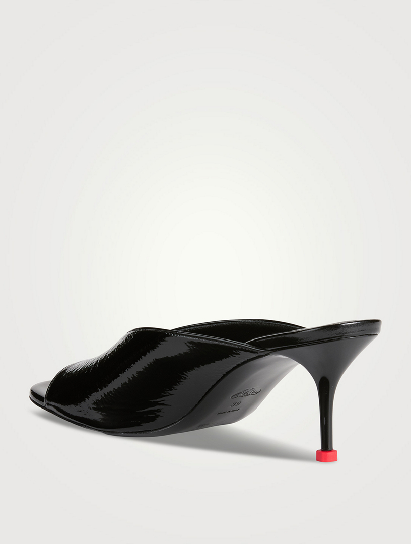 Patent Leather Mules