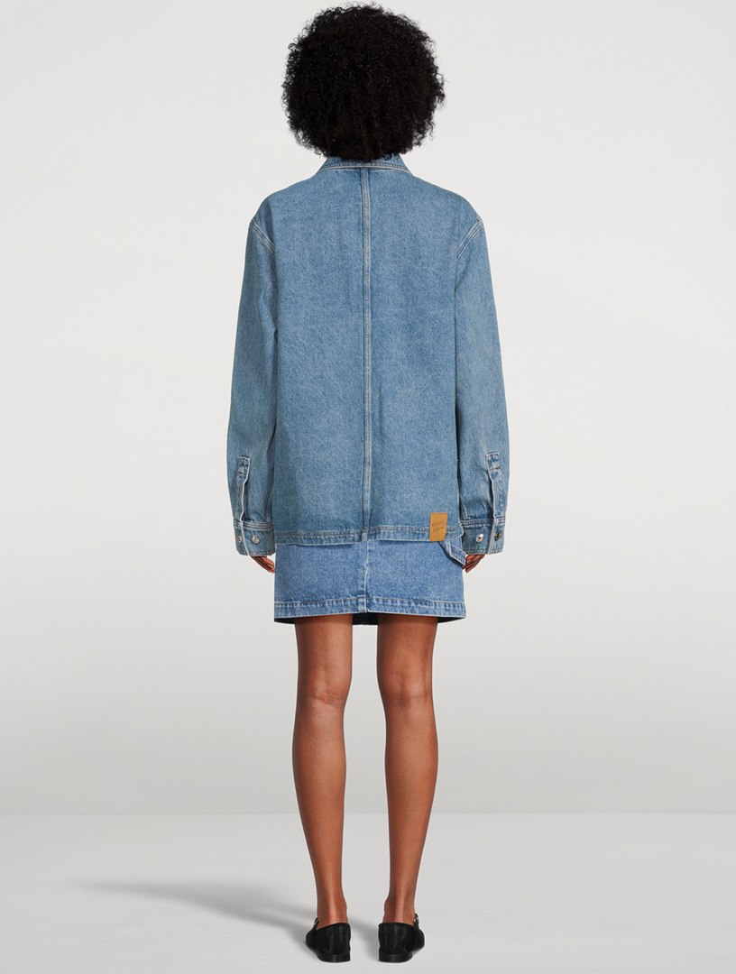 MAISON KITSUNE｜DENIM JACKETS (WORKWEAR DENIM JACKET(OW0 MAISON KITSUNÉ Denim Workwear Jacket | Holt Renfrew