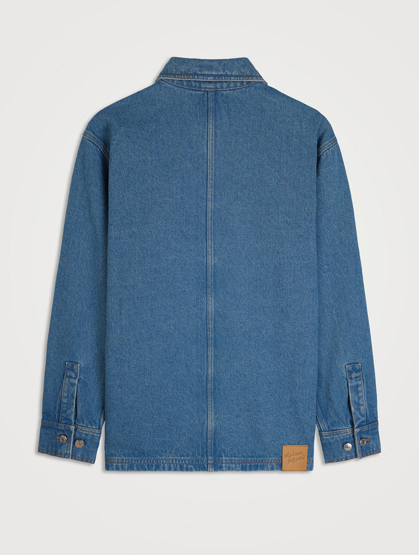 MAISON KITSUNÉ Denim Workwear Jacket | Holt Renfrew