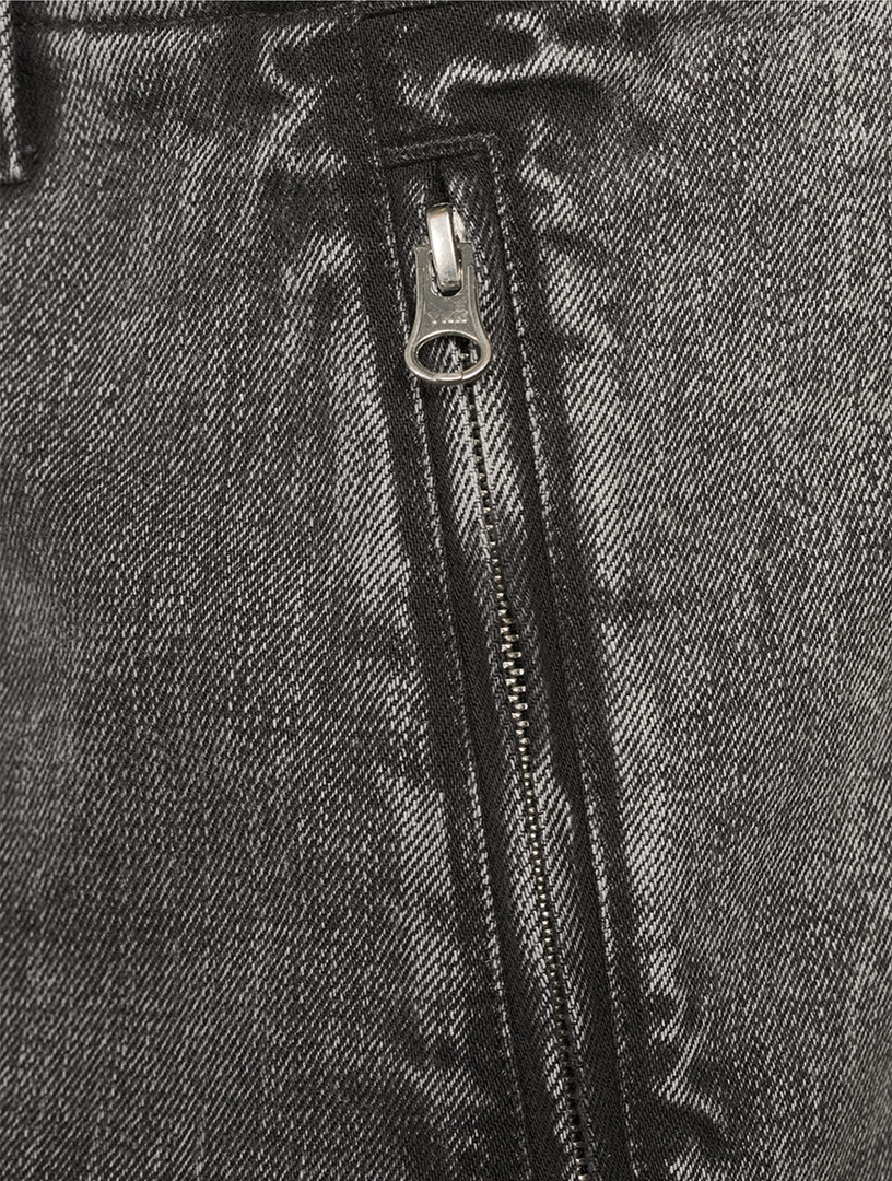 Straight-Leg Denim Trousers