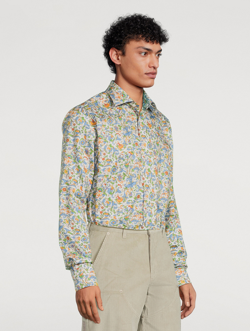 Contemporary Fit Floral Print Shirt