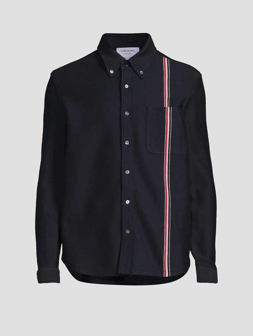 Cotton Double-Face Shirt Jacket