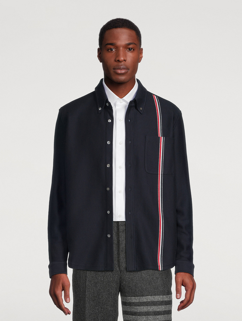 Cotton Double-Face Shirt Jacket
